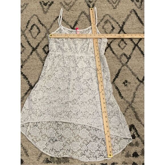 New with tags INC SS SIDE SPLIT SHEER FLORAL COVER UP BLACK/BLUE COMBO S - NEW w - Picture 5 of 5